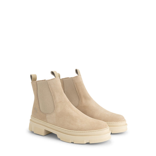 Travelin' Strilde Women - Chelsea boots - Wool-lined - Sand FRD