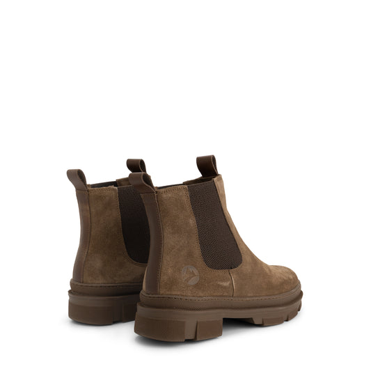 Travelin' Strilde Women - Chelsea boots - Wool-lined - Brown BD