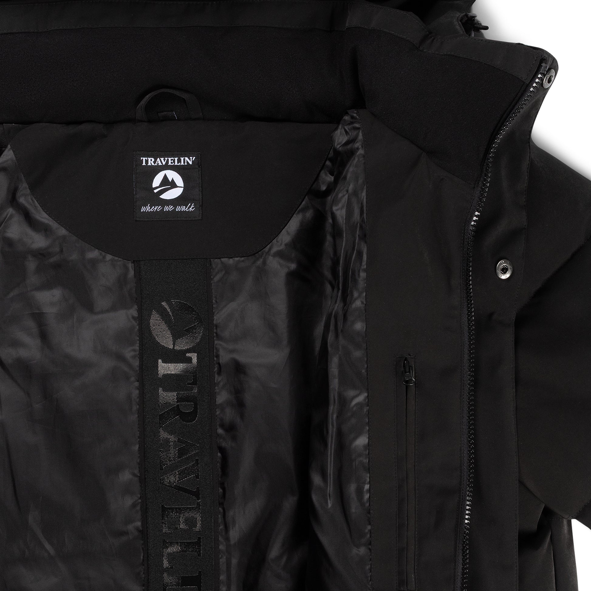 Ladan Men - Puffer jacket - Water-resistant - Black DCI