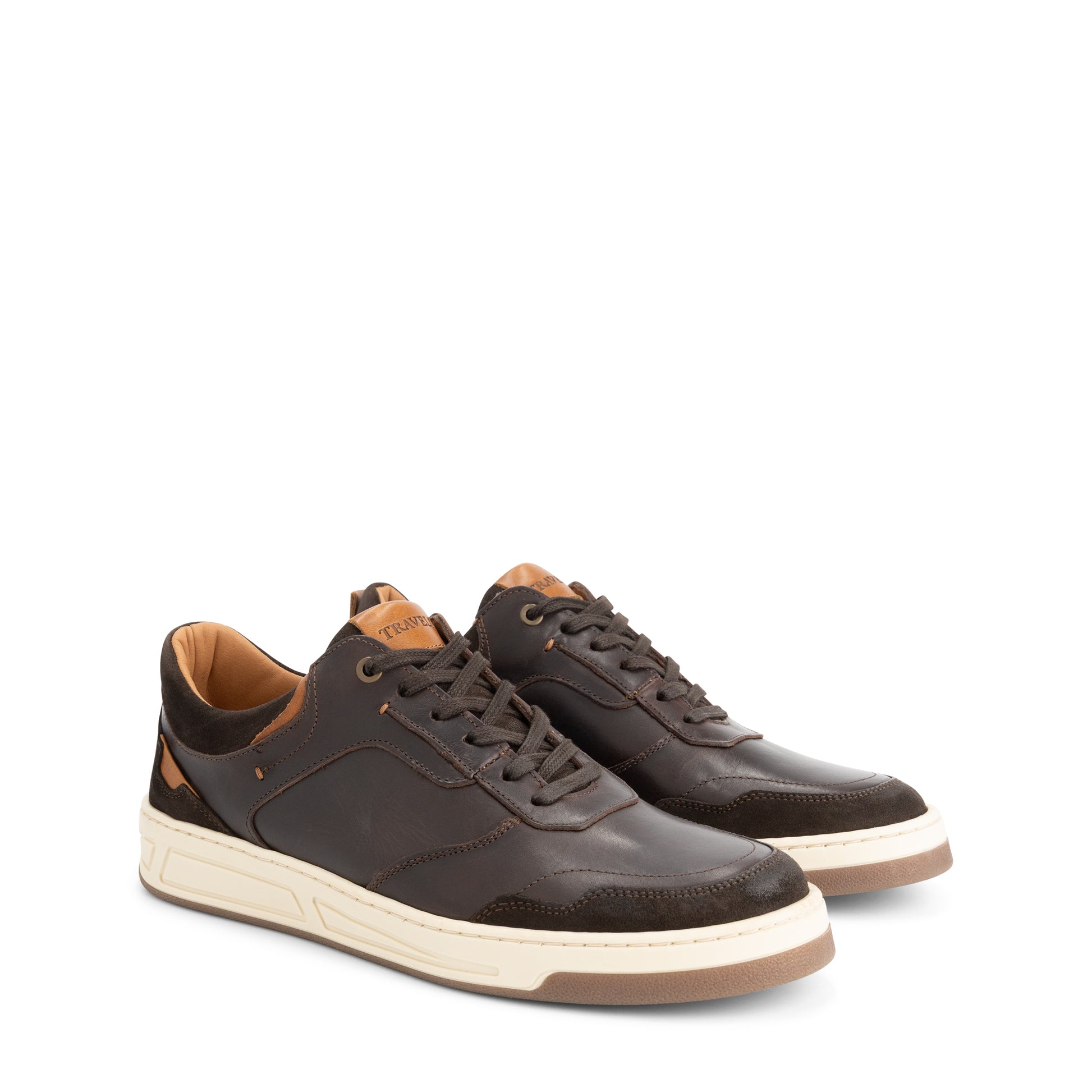 Darley Men - Sneakers - Leather - Dark brown FRD