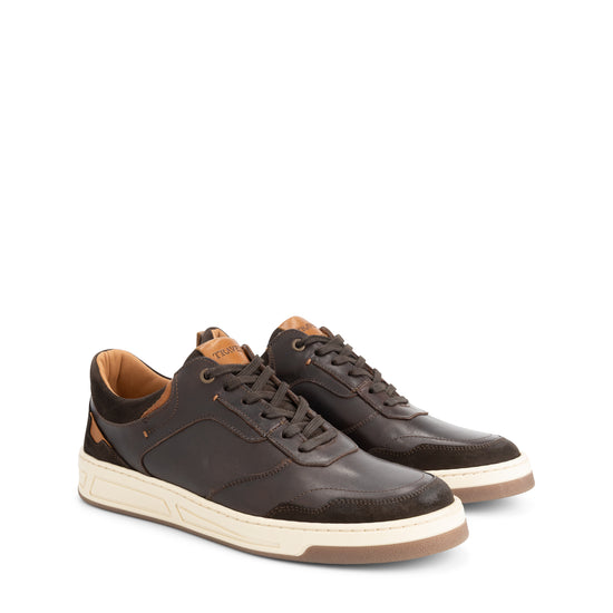 Darley Men - Sneakers - Leather - Dark brown FRD