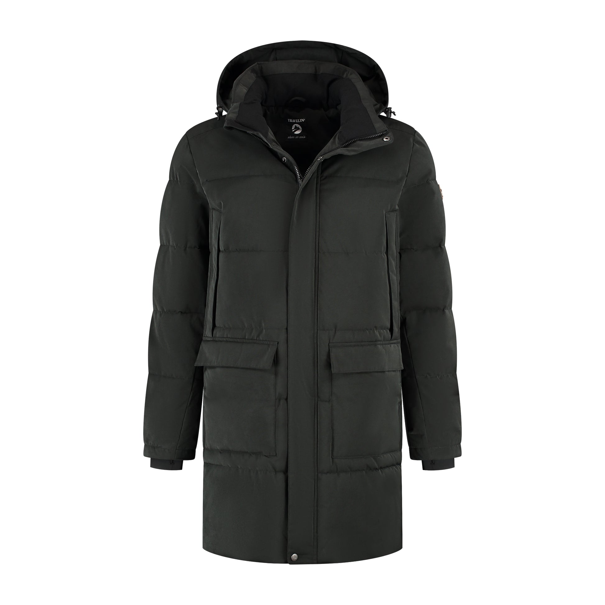 Ladan Men - Puffer jacket - Water-resistant - Black F
