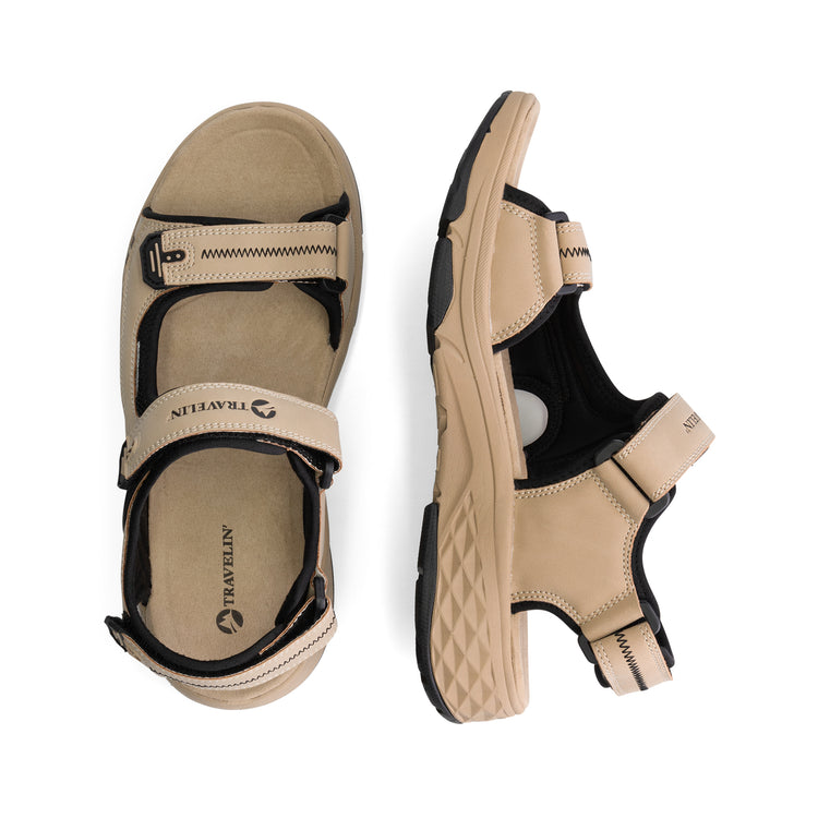 Brusdal - Hiking sandals - Men - Light brown UPD