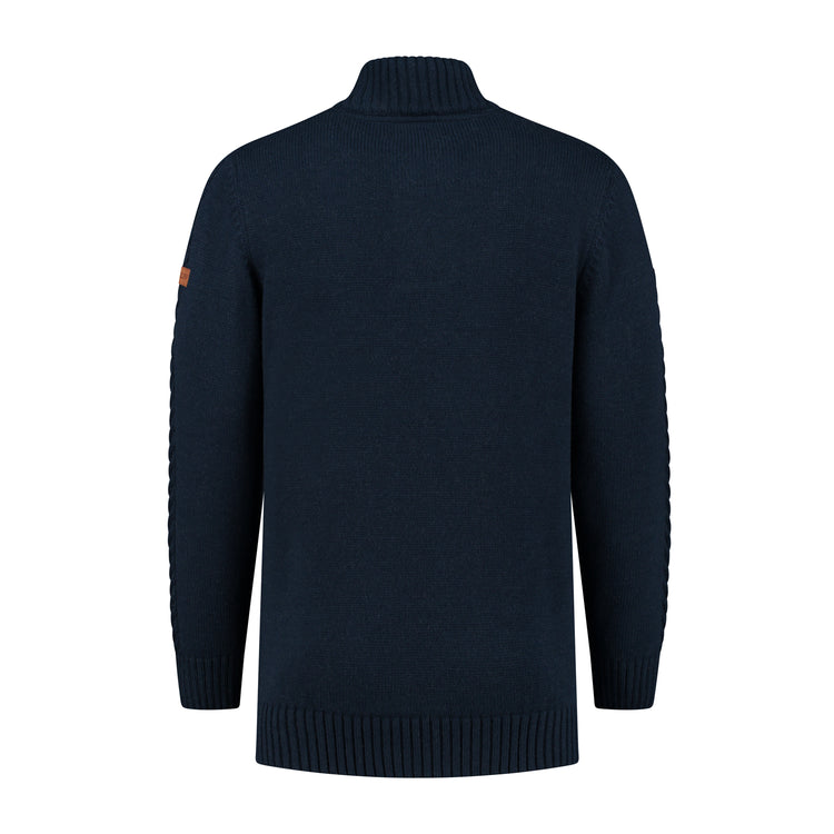 Falun Men - Knitted jumper - Navy B