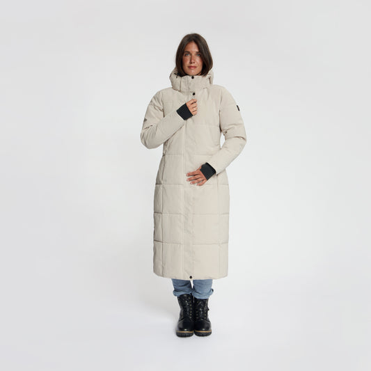 Andels Women - Puffer Winter Jacket - Waterproof - Sand MV