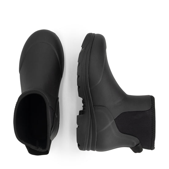 Inari Women - Rubber Ankle Boots - Rain Boots - Black UPD