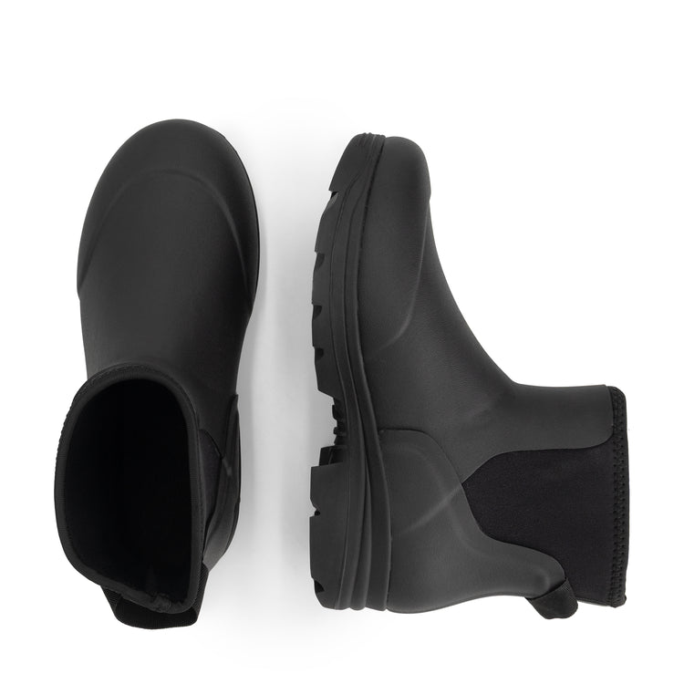 Inari Women - Rubber Ankle Boots - Rain Boots - Black UPD