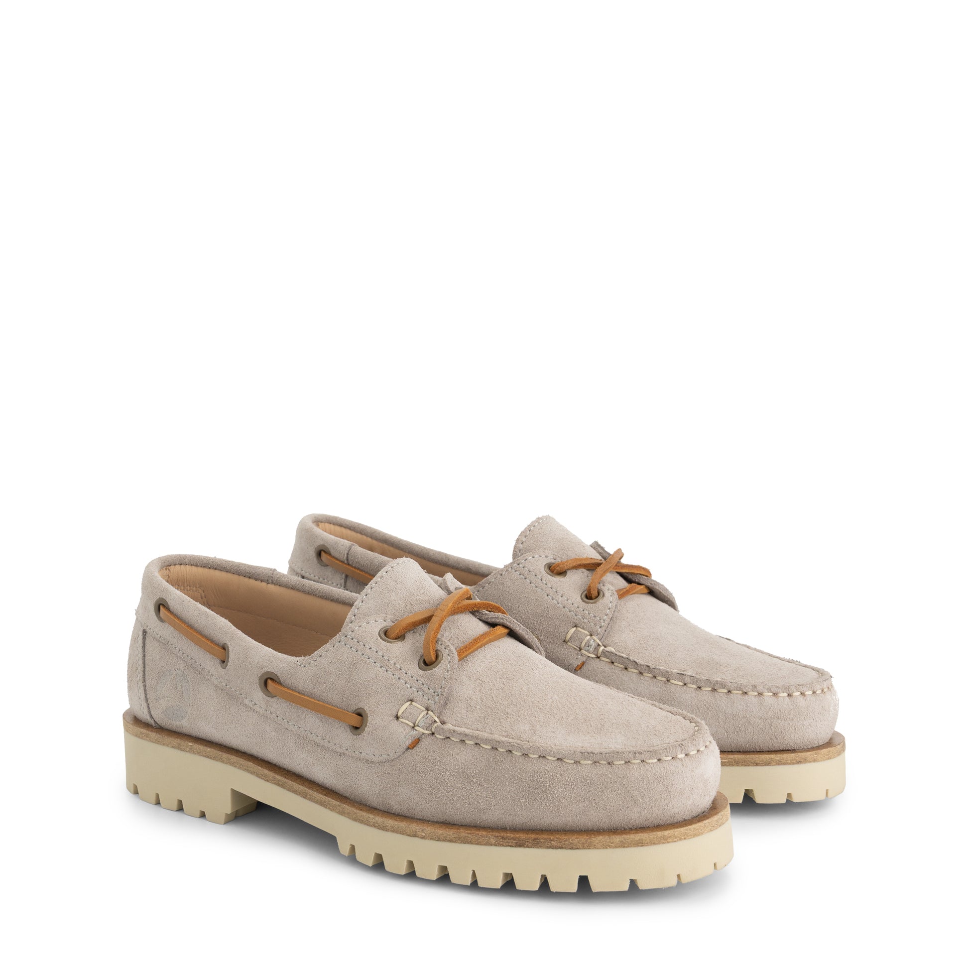 Salla Women - Boat shoes - Suede - Grey FRD