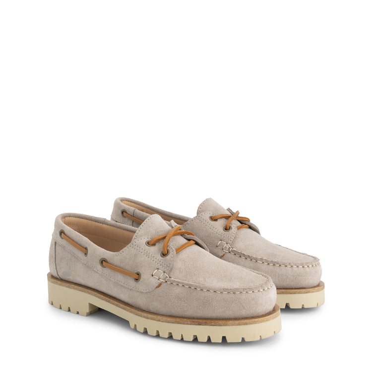 Salla Women - Boat shoes - Suede - Grey FRD