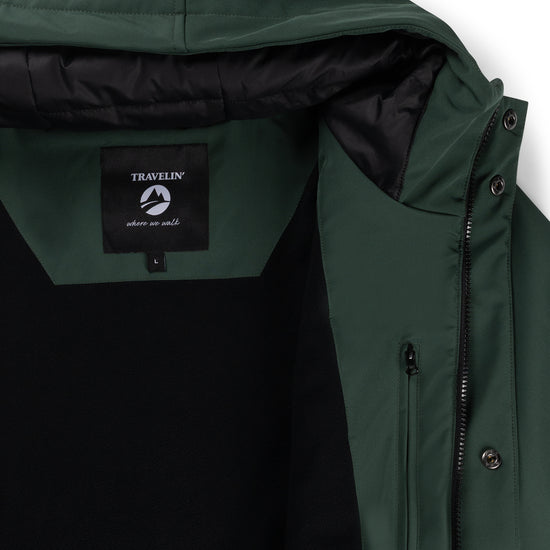 Enok Men - Softshell jacket - Padded - Dark green DCI