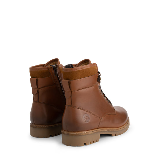Karhamn Men - Lace-up boots - Leather - Cognac BD