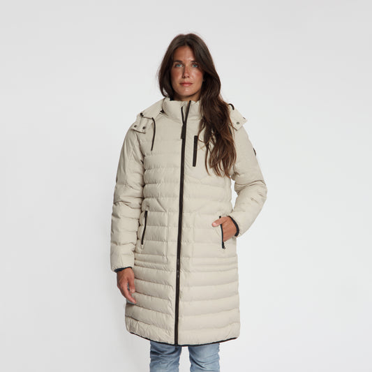 Saga Women - Puffer Winter Jacket - Waterproof - Sand MV