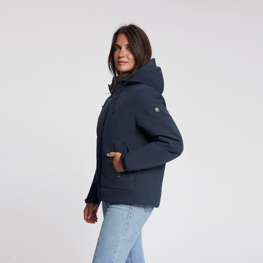 Nayla Women - Lined Hardshell Jacket - Navy MV2
