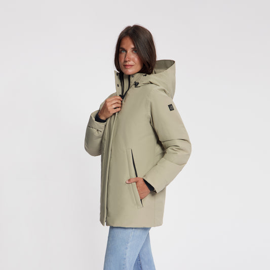 Susanne Women - Hardshell Winter Jacket - Waterproof - Light Brown MV