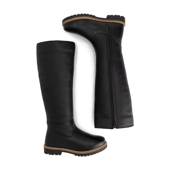 Dyreborg Women - High boots - Wool-lined - Black UPD