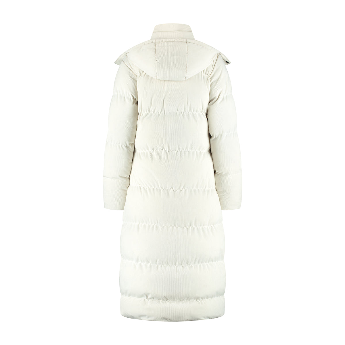 Unni Women - Puffer Winter Jacket - Corduroy - Off-White B