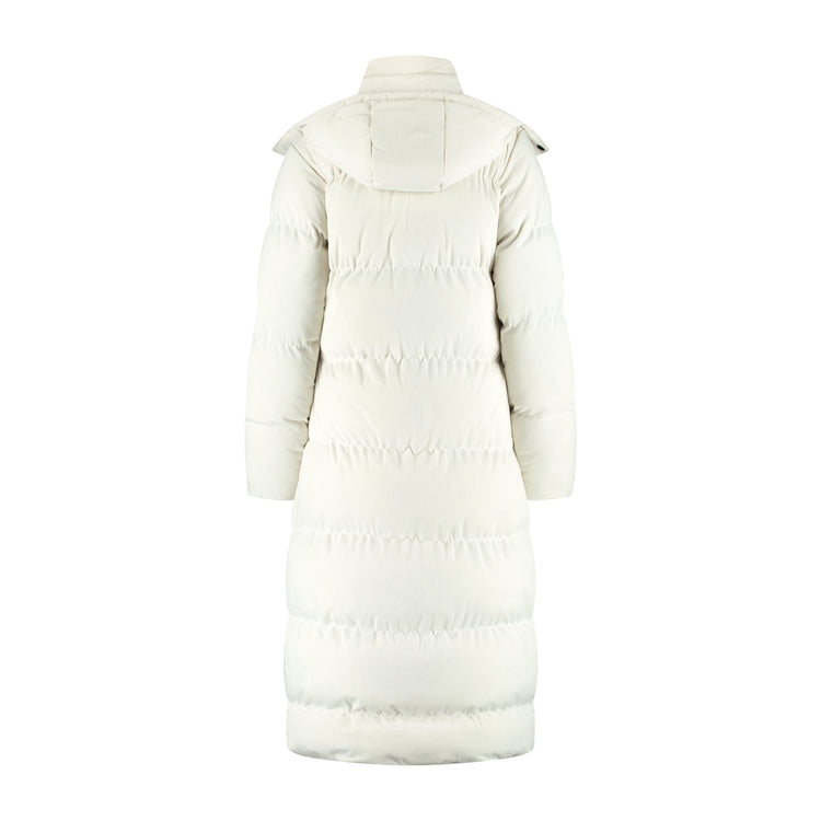 Unni Women - Puffer Winter Jacket - Corduroy - Off-White B