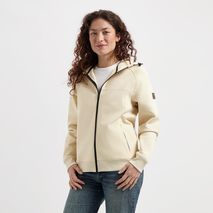 Sanna Women - Outdoor cardigan - Sweater - Sand MV