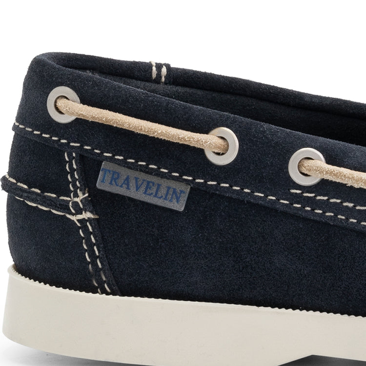 Penzance Women - Boat shoes - Suede - Navy DFH