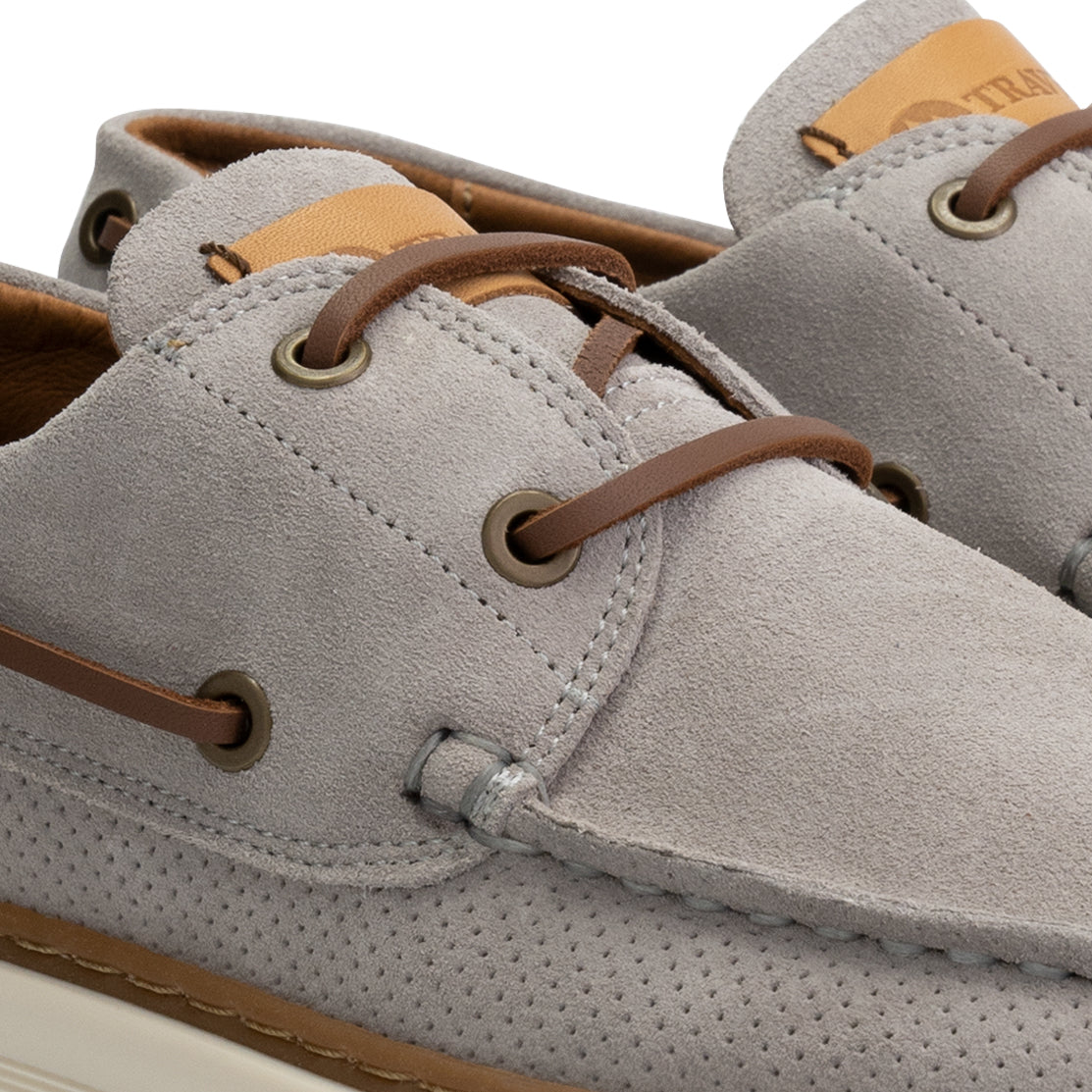 Shipton Men - Lace-up shoes - Suede - Grey DFW