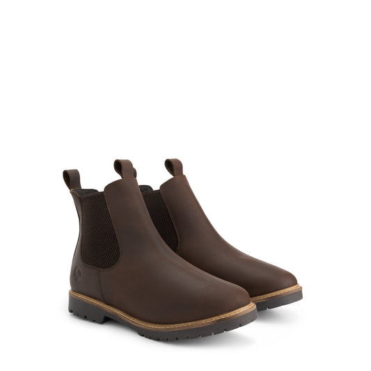 Thisted Women - Chelsea Boots - Wool-Lined - Dark Brown FRD