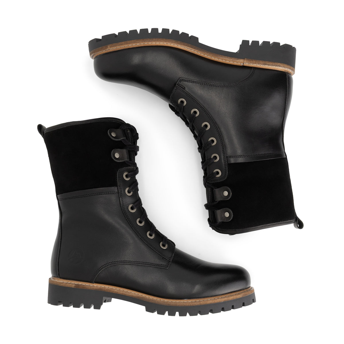 Jostedal Men - Lace-up boots - Wool-lined - Black UPD