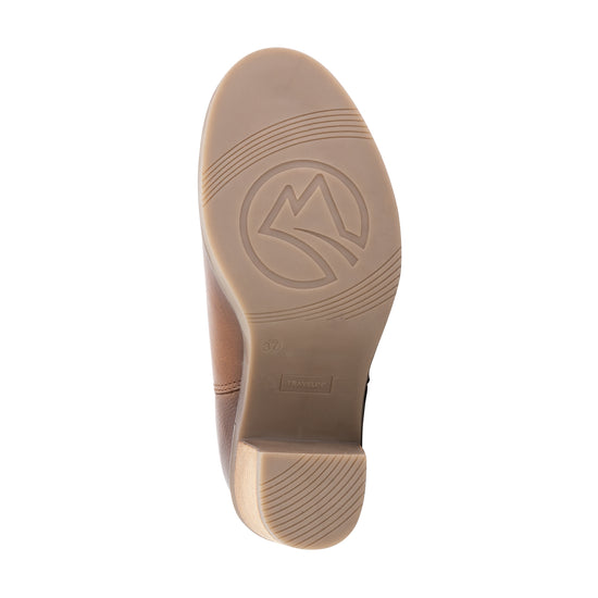 Ivry - Leather ankle boots - Women - Cognac UNS