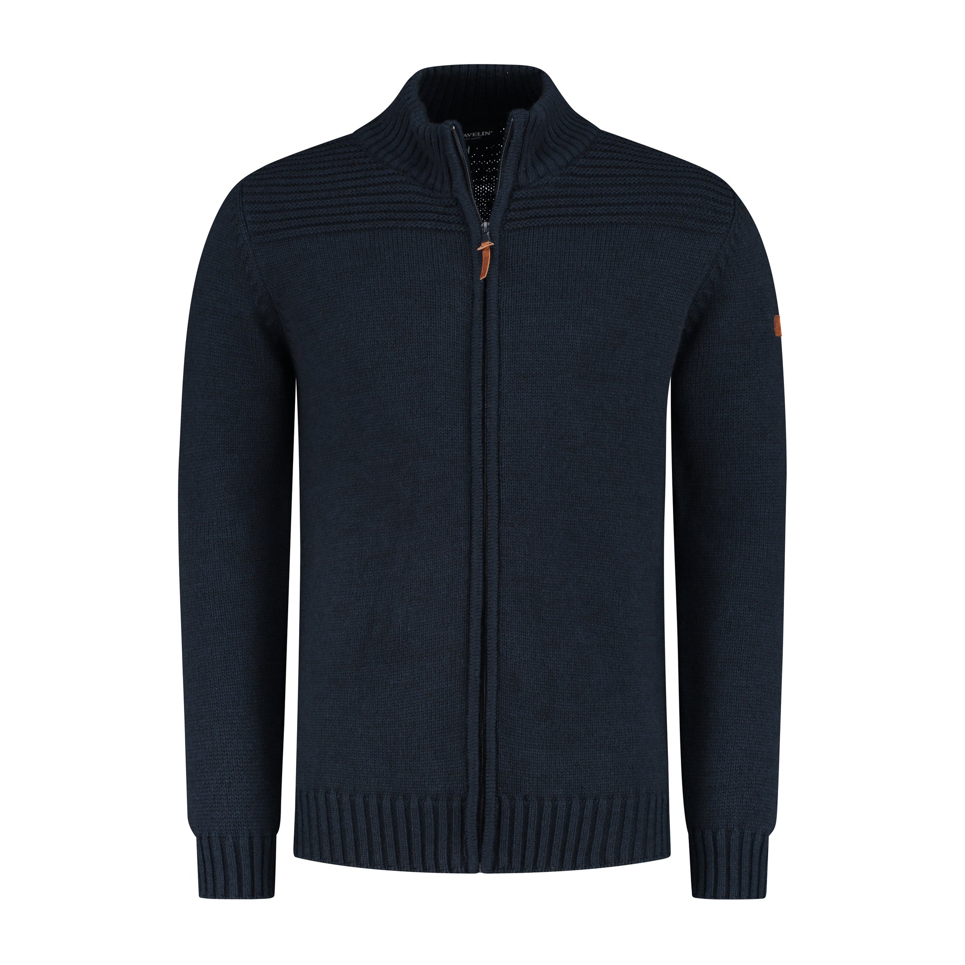 Raahe Men - Knitted cardigan - Navy F