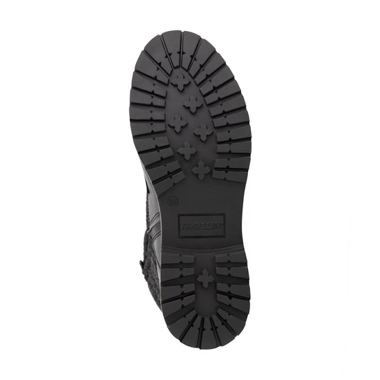 Folge Women - Lace-up boots - Wool/Felt - Black UNS