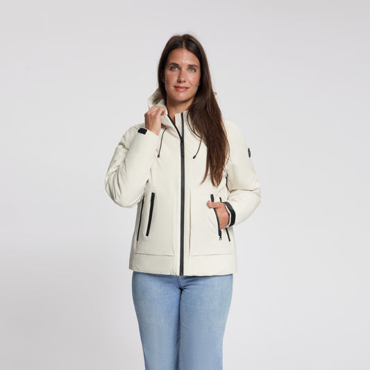 Nayla Women - Lined Hardshell Jacket - Sand MV