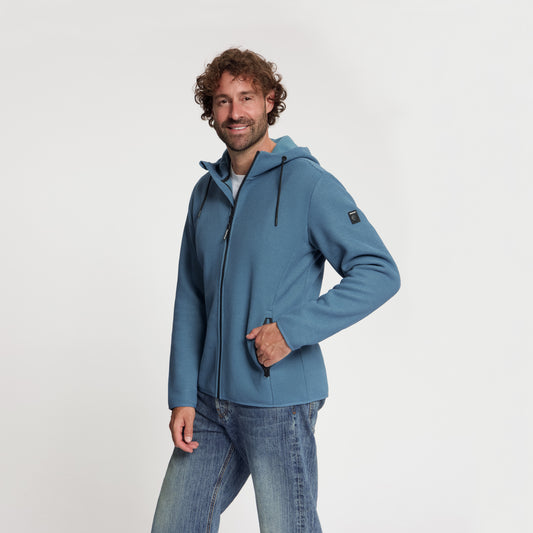 Tyko Men - Outdoor Vest - Fleece - Blue MV2