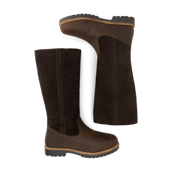Mossoya Women - Outdoor Boots - Wool-Lined - Dark Brown UPD