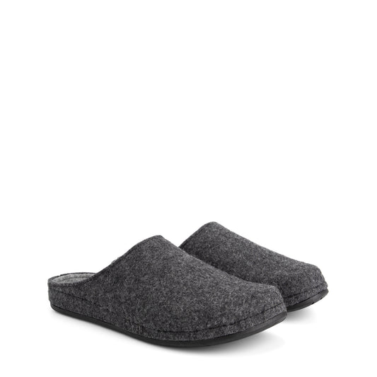 Come Home Men - House slippers - Wool - Dark grey FRD