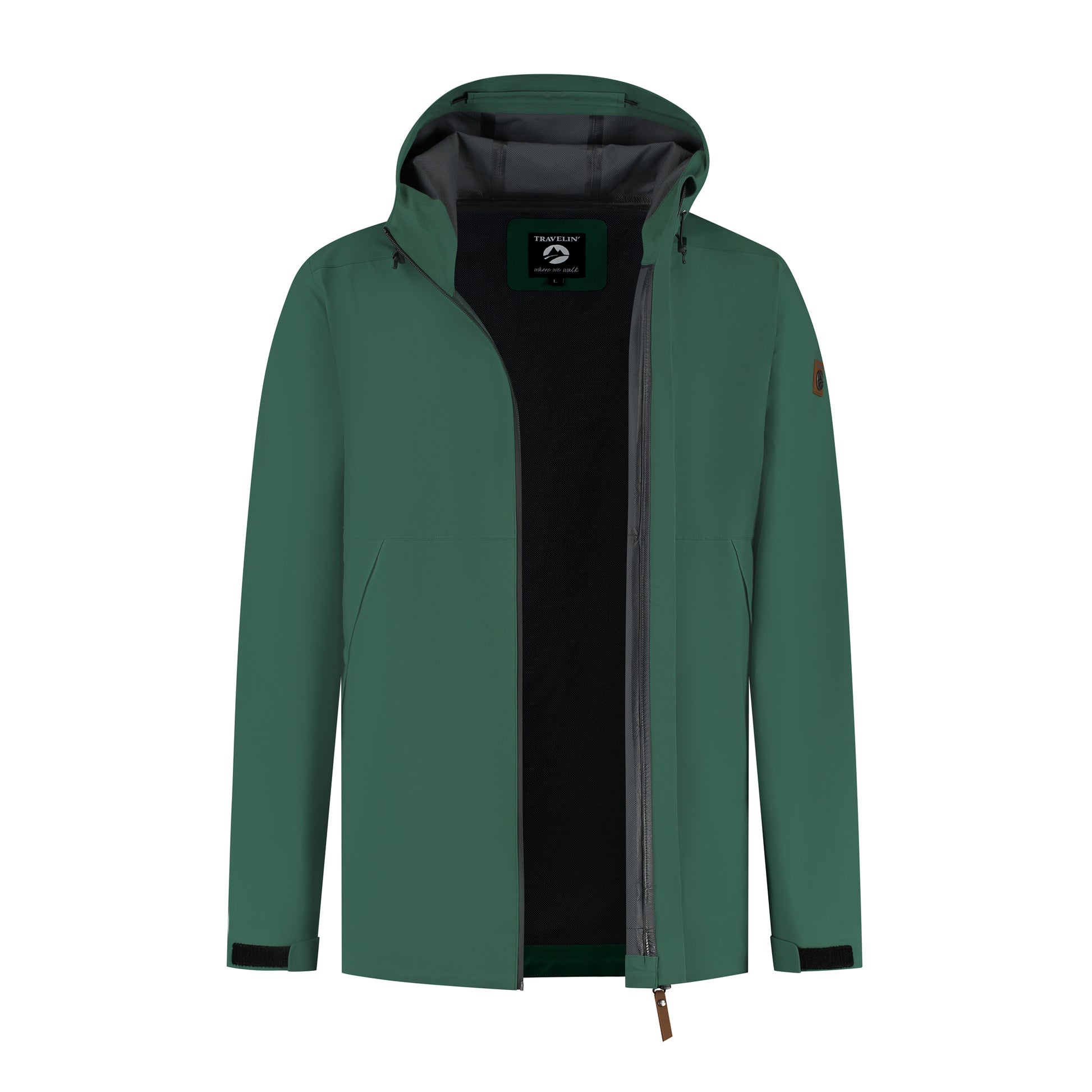 Jari Men - Hardshell jacket - Waterproof - Dark green CVO