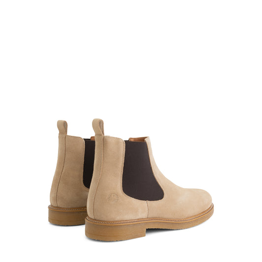 Ealing Men - Chelsea boots - Suede - Sand BD