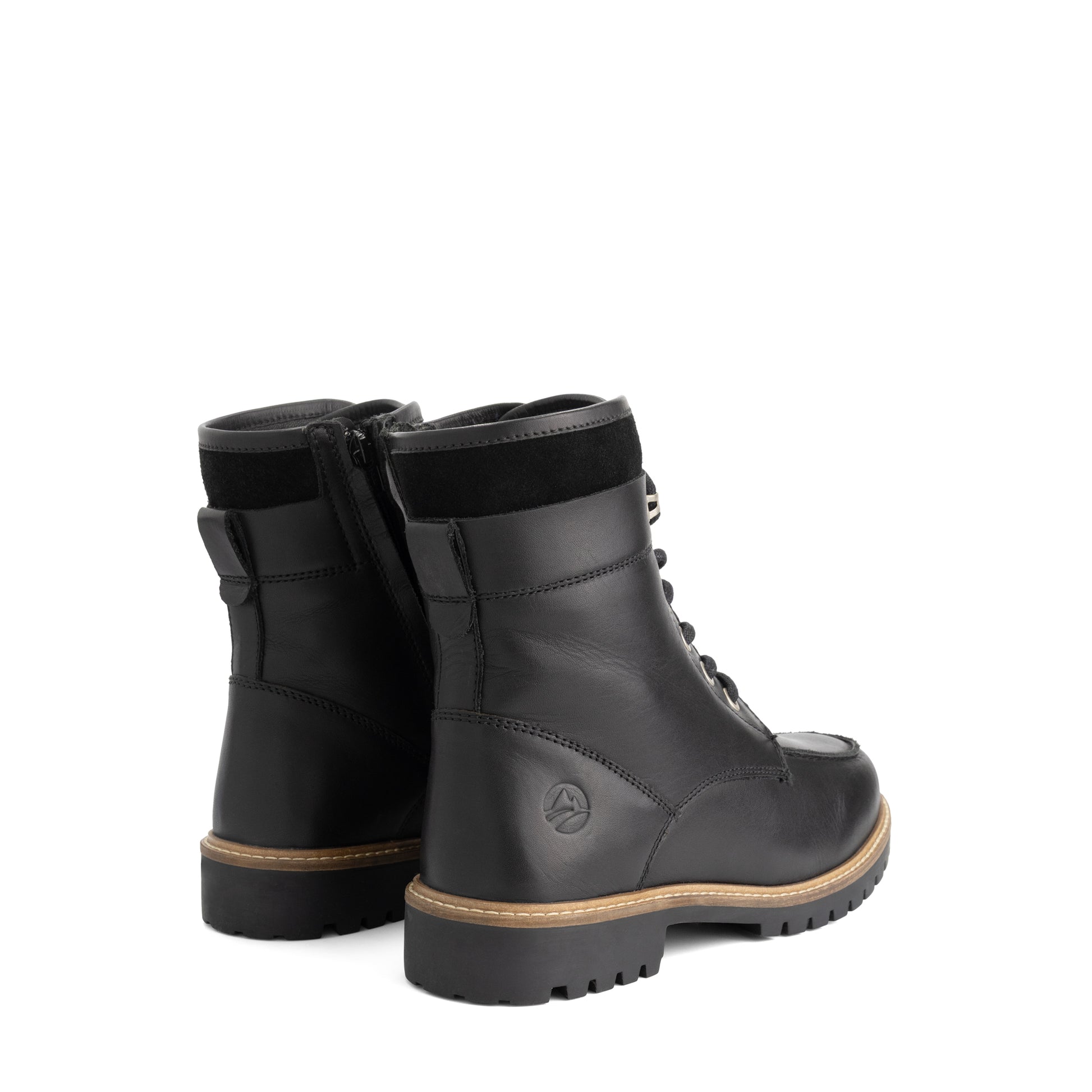 Langstrand Men - Lace-up boots - Wool-lined - Black BD