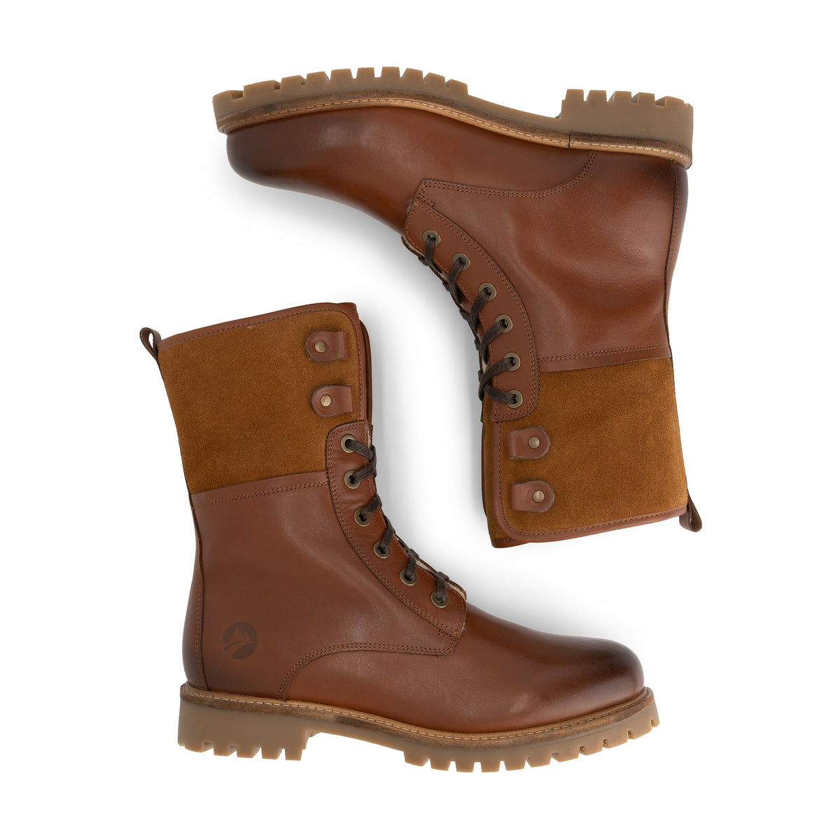 Jostedal Men - Lace-up boots - Wool-lined - Cognac UPD