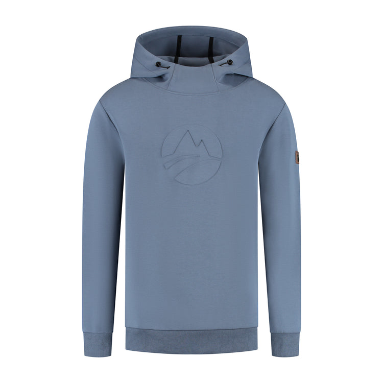 Morten Men - Outdoor sweater - Hoodie - Blue F