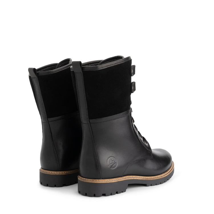 Kongea Women - Lace-up boots - Wool-lined - Black BD