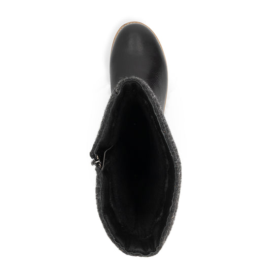 Lagen Men - High boots - Wool/Felt - Black UPS