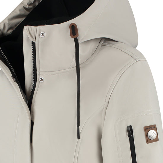Malika - Waterproof softshell jacket - Women - Sand DCB