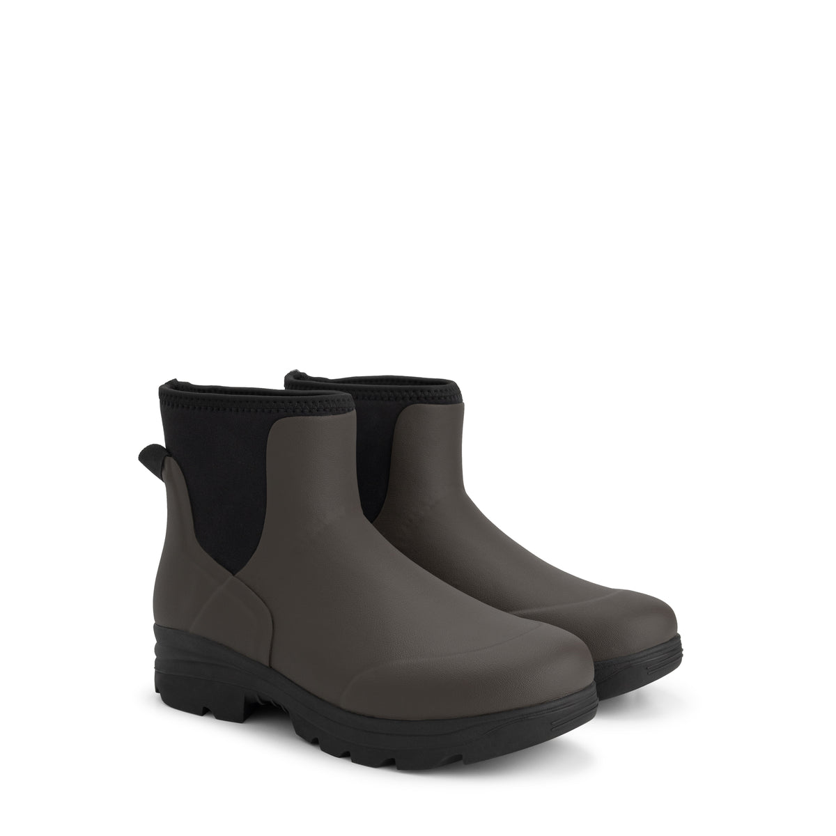 Inari Women - Rubber Ankle Boots - Rain Boots - Dark Brown FRD