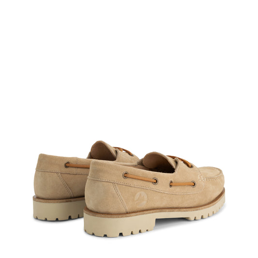 Skjern Men - Boat shoes - Suede - Sand BD