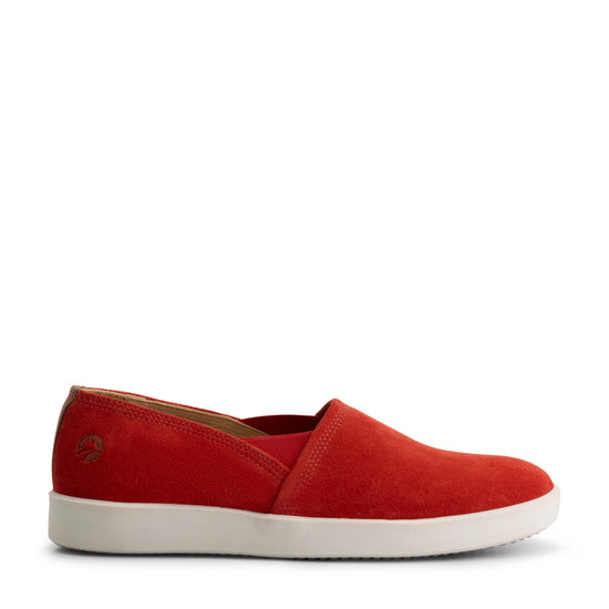 Tours Women - Low-top - Nubuck - Red R