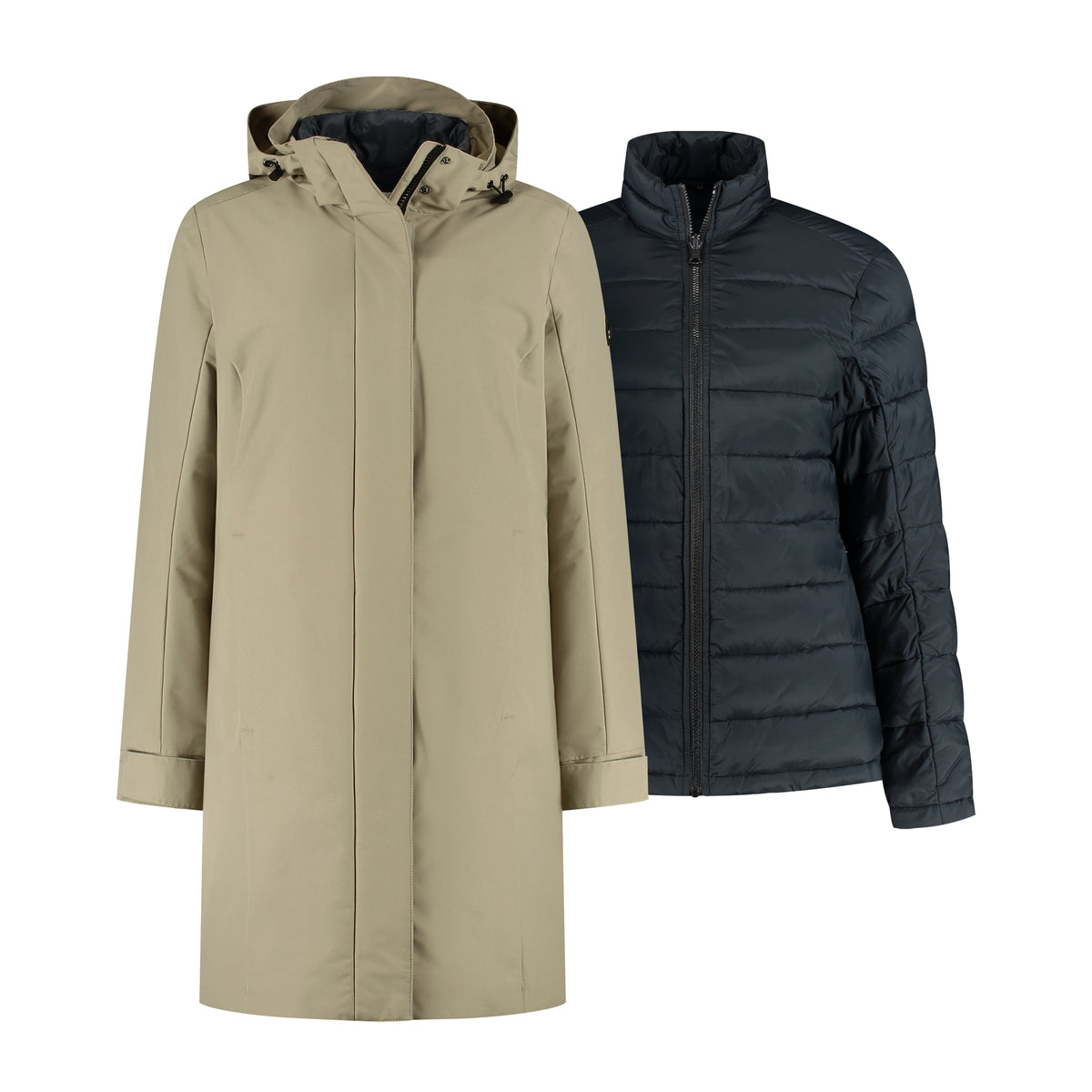 Harley Women - 3-in-1 Jacket - Light Brown F