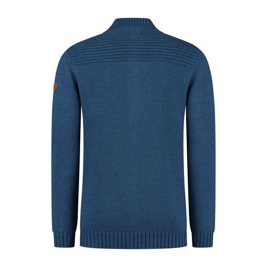 Raahe Men - Knitted cardigan - Blue B