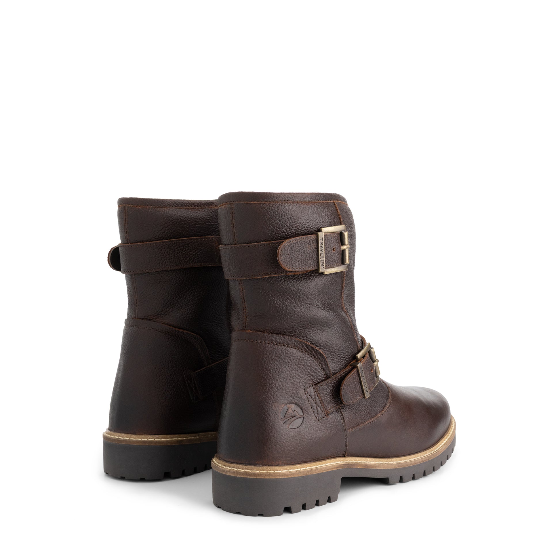 Skelde Men - Biker boots - Wool-lined - Dark brown BD