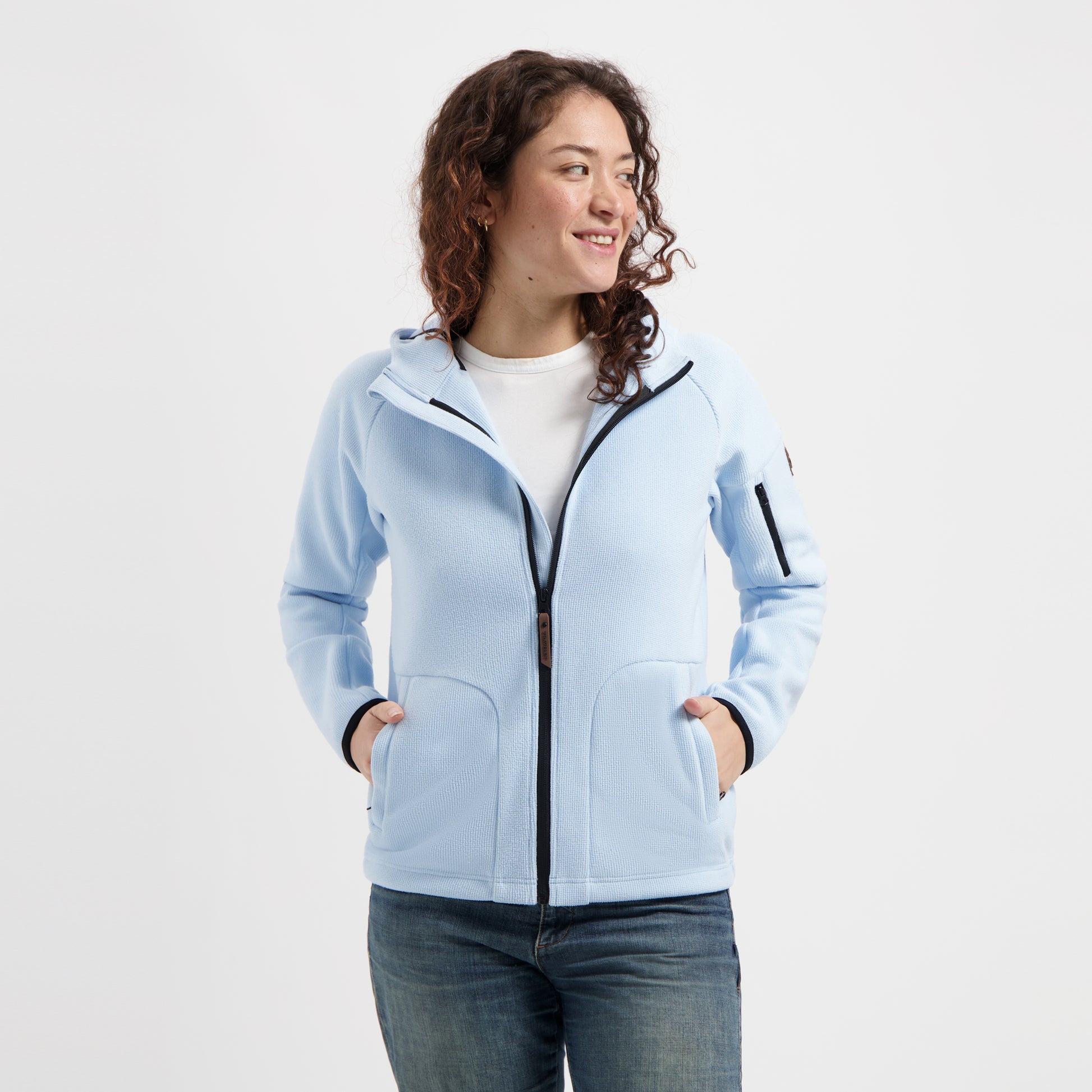 Bryndis Women - Outdoor cardigan - Light blue MV