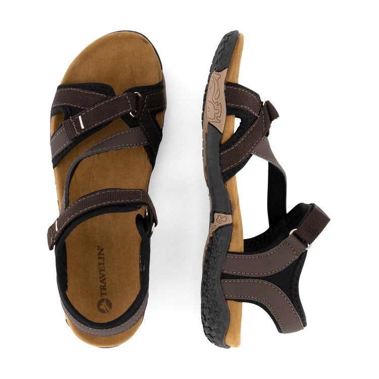 Hasle Women - Hiking sandals - Brown UPD