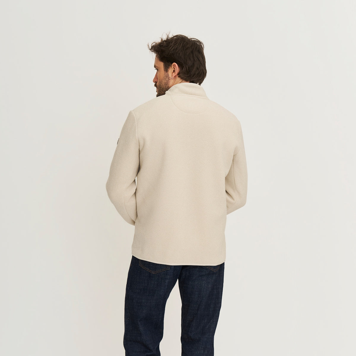 Lars Men - Outdoor cardigan - Sand MV3